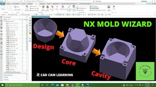 #Nx #Mold Wizard #Core Cavity #Exercise 2 #cad cam learning