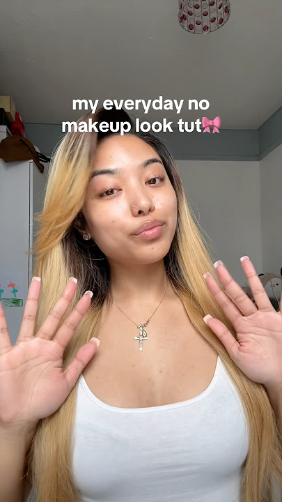 not in the mood for foundation today🎀 #tiktok #grwm #makeup #nomakeup #makeuptutorial #lightmakeup