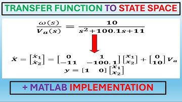 Transfer Function to State Space Model Conversion