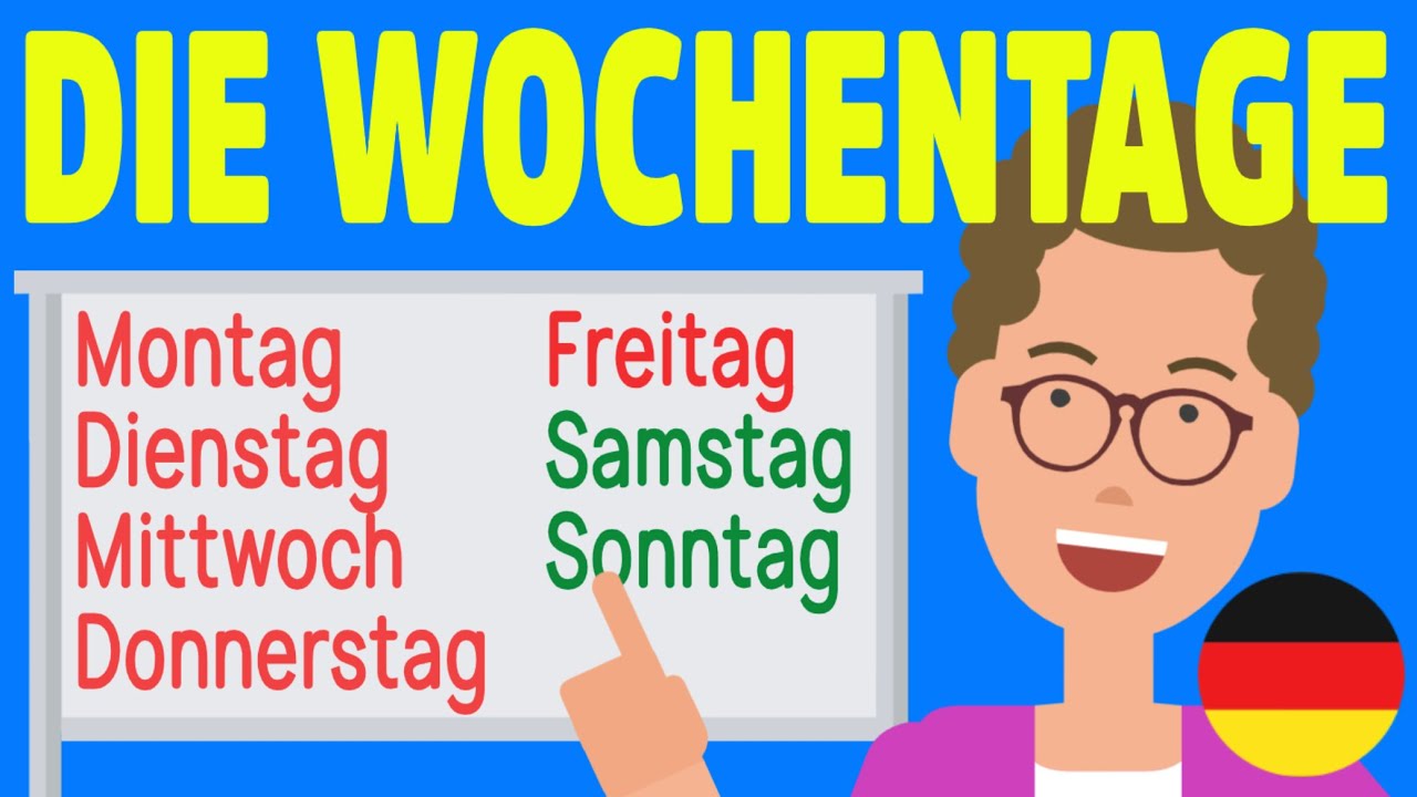 Deutsch lernen - Wochentage