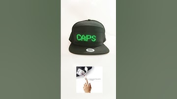 Programmable led hat