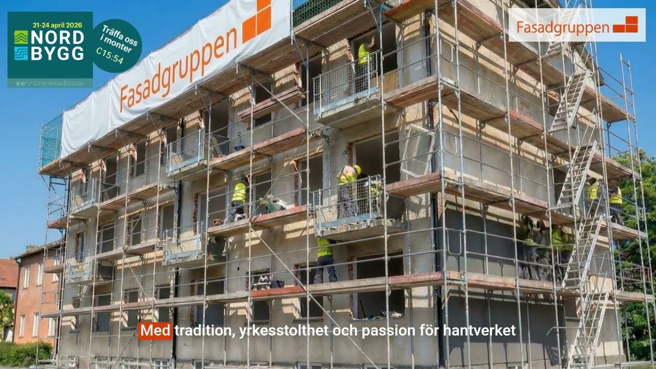 Fasadgruppen | Ska du till Nordbygg? Träffa oss på Fasadgruppen – Experter på fastighetens utsida