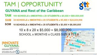 Presentation of Click-n'-Learn Mobile Apps for Guyanese and Caribbean students screenshot 2