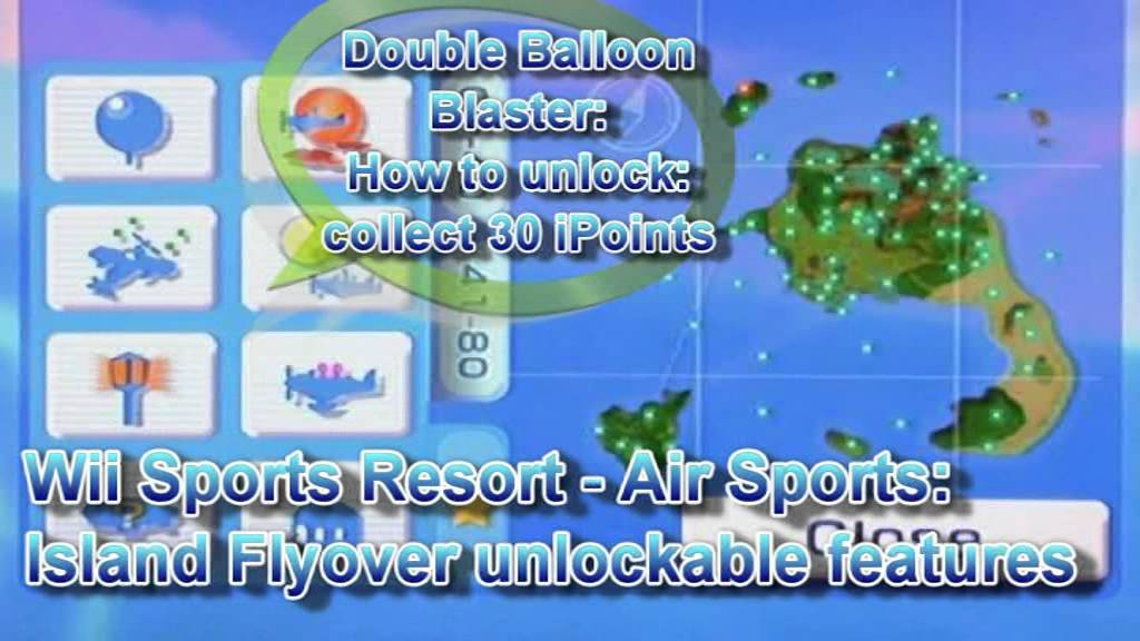 complete map wii sports resort island flyover i points