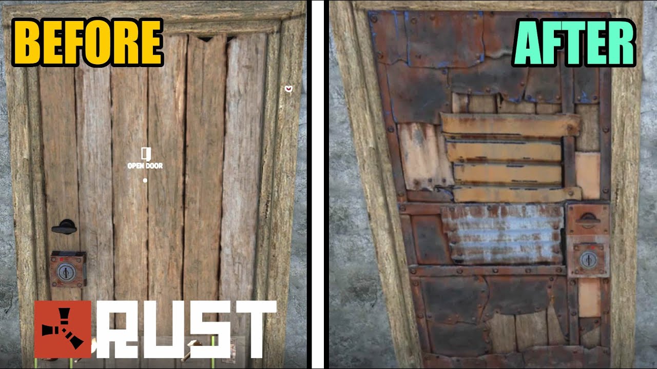 Rust How To Upgrade Door Rust Tutorial How To Play Rust Youtube