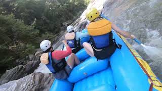 7ft Falls Section 4 Chattooga River class 4 rapid #swimRight #seamFlip #swimAlert