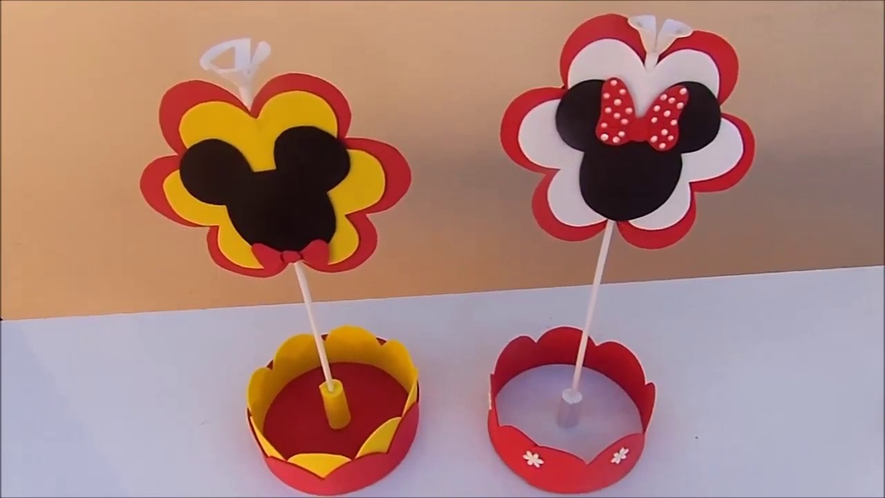 Centro de mesa do Mickey