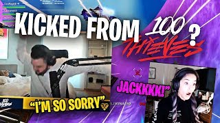 COURAGE GETS KICKED FROM 100T?! HE BETRAYED VALKYRAE! (Fortnite: Battle Royale)