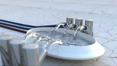 Blender 2.5 + SLG fluid simulation animation - Water Shuffle - Picopool 2