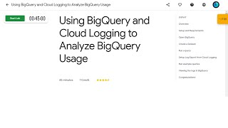 Using BigQuery and Cloud Logging to Analyze BigQuery Usage