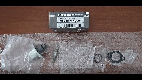 Common Problem with Navara YD25 Common Rail - Suction Control Valve