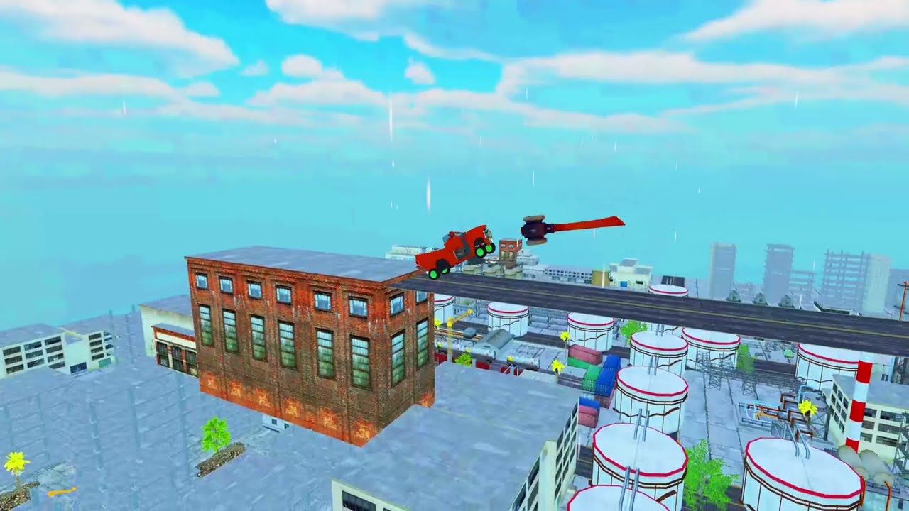 Rotating Hammer Vs Cars