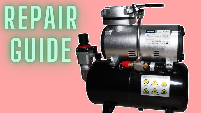 How to maintain your airbrush compressor with air tank so it lives