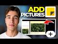 How To Add Pictures To Sticky Notes In Windows | Tutorial 2026