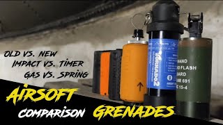 Airsoft Grenades Comparison: Storm D-Tonator | Storm Apocalypse | AI Tornado 1&2 | Begadi Spring