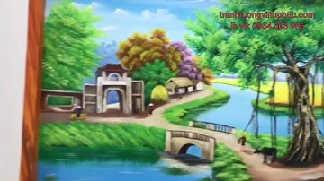 VẼ TRANH 3D ĐẸP NHẤT GIANG SÀNG - THÁI NGUYÊN 0964 503 986