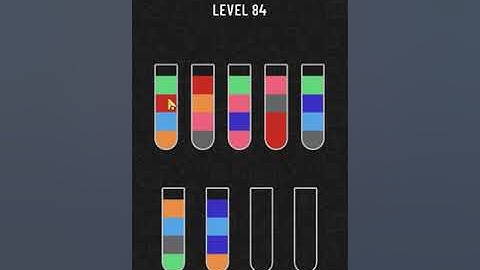 Water Sort Puzzle level 84 | Gameplay Mobile Games #shorts