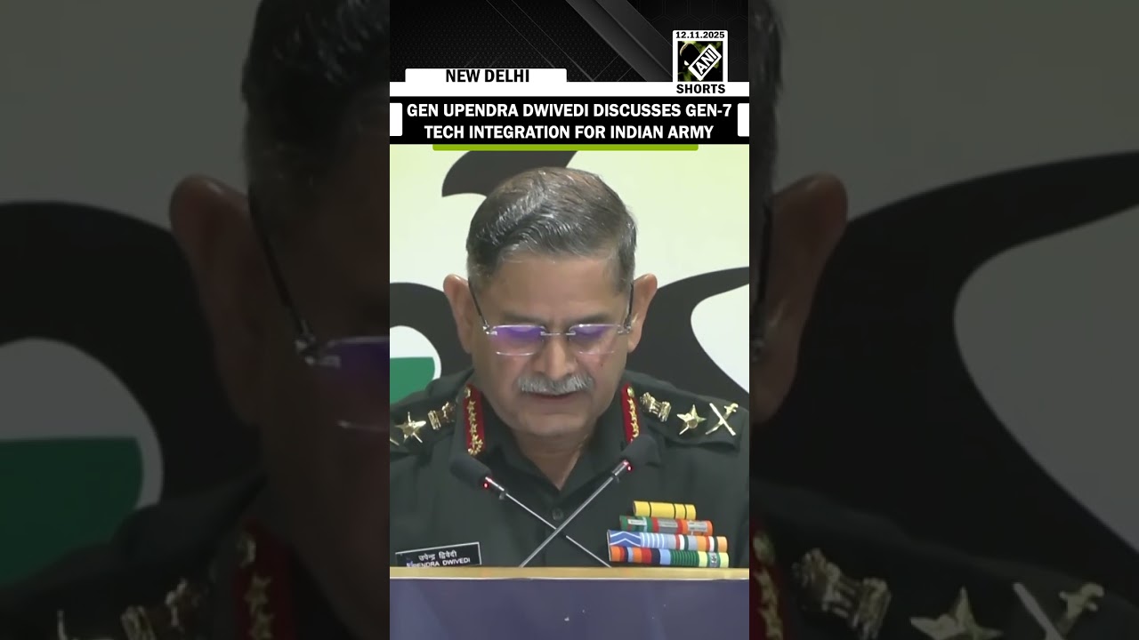 “7.0 technology is new mobiles”Gen Upendra Dwivedi discusses Gen-7 tech Integration for Indian Army