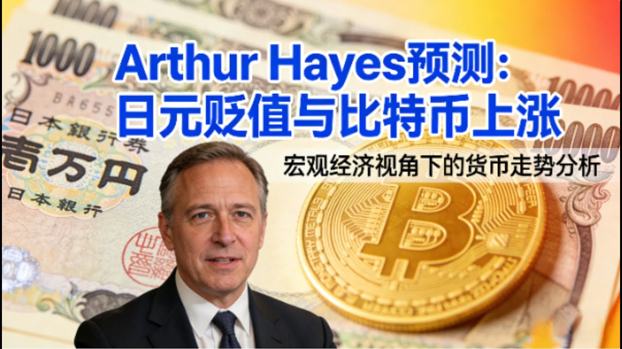 Arthur Hayes 预测比特币凭什么冲百万？解密日元贬值背后，全球货币体系的终极博弈｜负利率、高债务、贬值潮，比特币成破局者？
