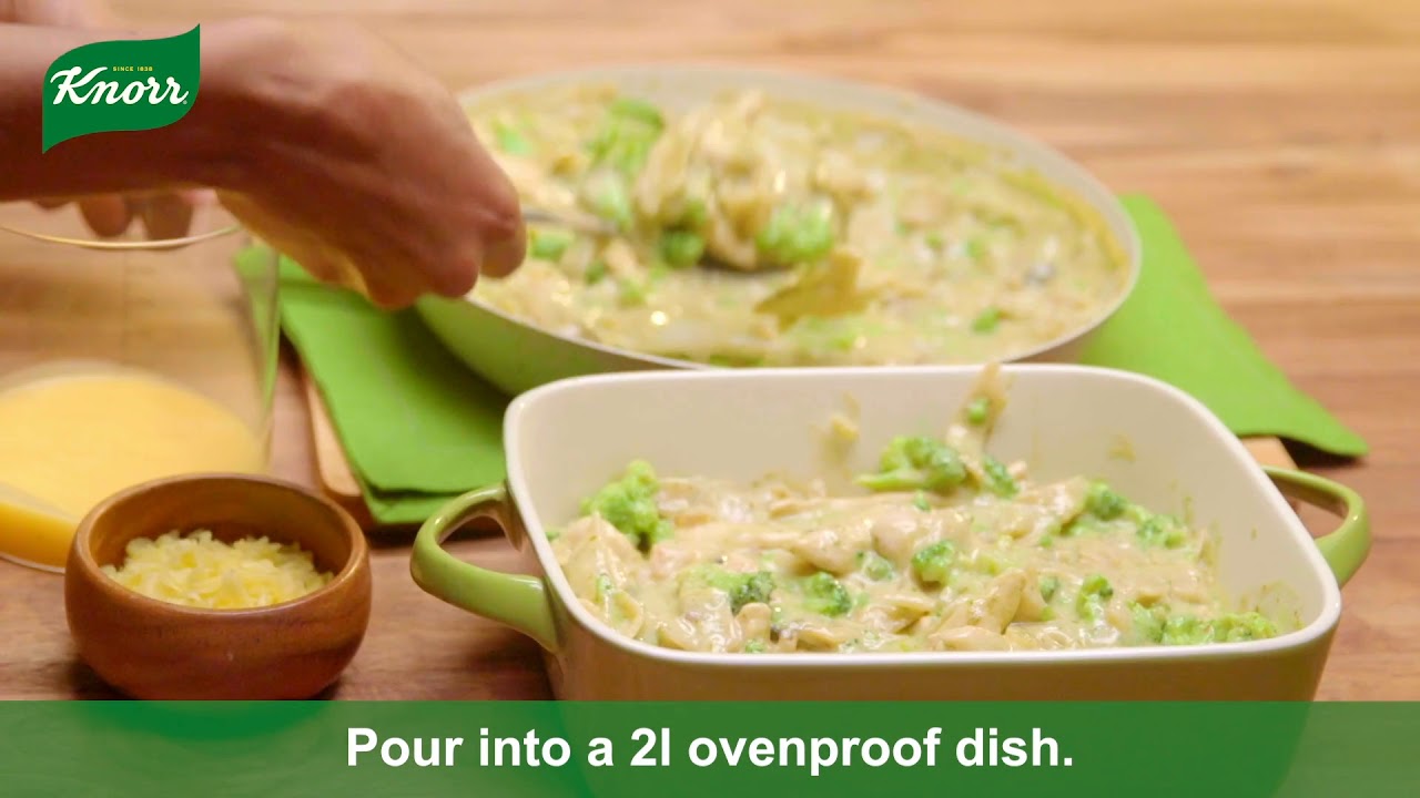 Cook with Knorr Broccoli and Basil Pesto Chicken Lasagne YouTube