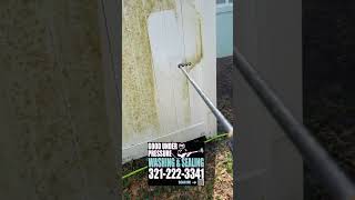 Vinyl Fence Wash Off 192 &amp; Dairy Road #pressurewashing #goodunderpressurewashing #westmelbourne