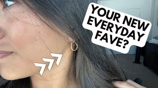 14K Gold Plated Double Hoop Earrings: Trendy & Lightweight Review