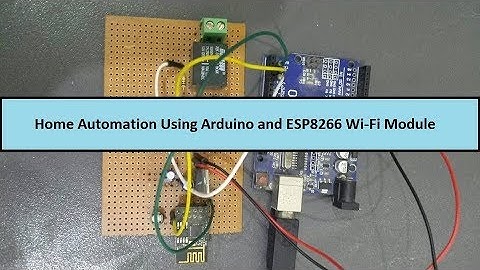 Home Automation using Arduino and ESP8266-01 Wi-Fi Module