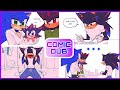Sonics son gets a little sister  sonic x shadow sonadow comic dub compilation