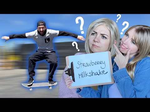 BEGINNERS GUESS THE SKATEBOARD TRICK NAMES!?