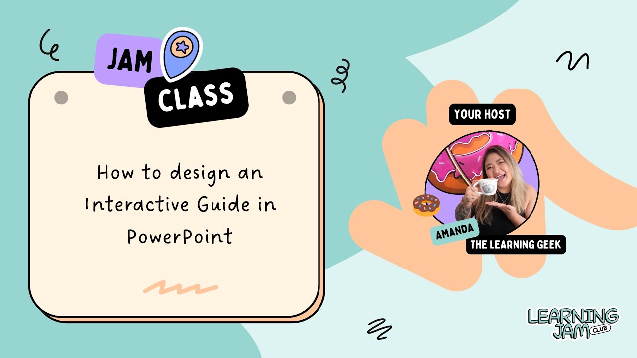 How to design a fun interactive guide in PowerPoint (Part 1) - YouTube