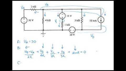 dc: Node Voltage Example #6