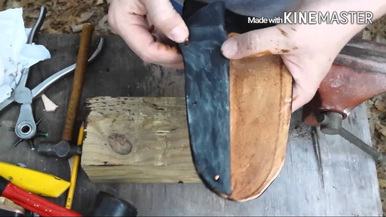 Leather Knife Sheath with Kydex Liner YouTube