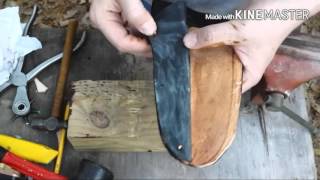 Leather Knife Sheath with Kydex Liner