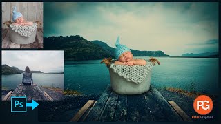 How to edit baby photos in Photoshop tutorial || baby photo editing screenshot 4