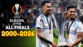 All UEFA Europa League Finals (2000-2026)