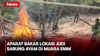 Meresahkan! Puluhan Warga di Medan Hancurkan Mesin Judi, TNI-Polri Gerebek Lokasi Judi Sabung Ayam
