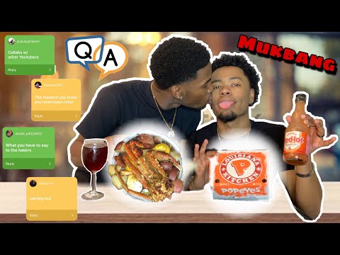 SEAFOOD BOIL & POPEYES MUKBANG Q&A