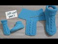 الجزء 1 : كروشيه سليبر/ لكلوك/ بغرزة الضفيرة من قطعة واحدة Crochet a nice   shoes / slipper part1