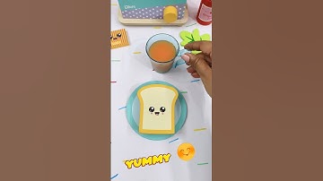 Gezond ontbijtplezier - Toast & Saptijd! Ontbijtliedje #cocomelon #peuterleren #shorts