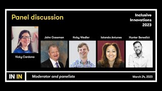 The future of workplace accessibility - Panel discussion - Inclusive Innovations 2023