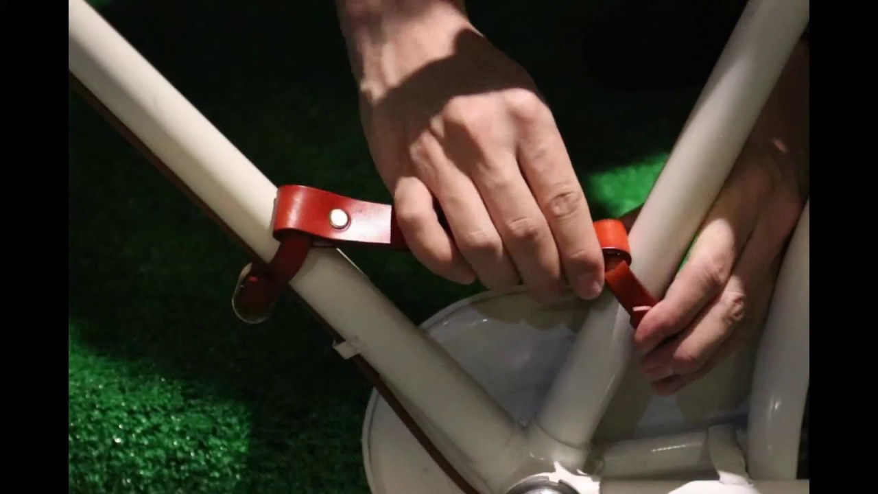 Tourbon｜Leather Bicycle Frame Handle Bike Little Lifter YouTube