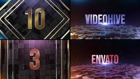 Metal Cube Countdown | After Effects Template Videohive