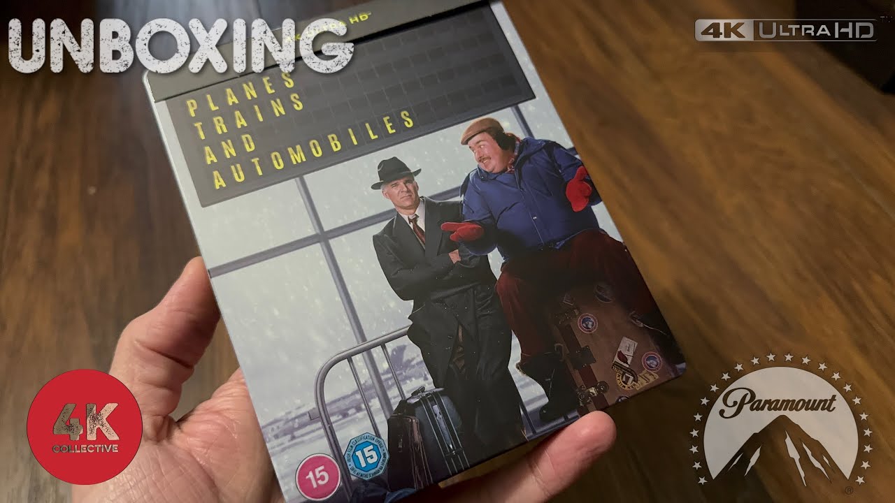 Planes, Trains and Automobiles 4k UltraHD Bluray steelbook Unboxing