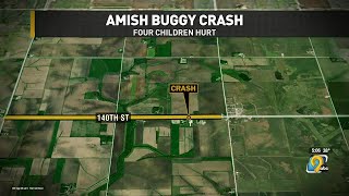 Six injured in crash involving Amish buggy in Iowa