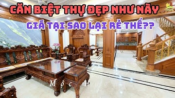 Biệt thự nội thất Toàn gỗ Gõ đỏ, Giá rẻ Mấy cũng bán, xem là mê đắm