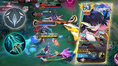 INSTANT KILL THEM WITH THIS INSANE SKY PIERCER BUILD!!✨❤BEST RUBY BUILD AND ROTATION 2025