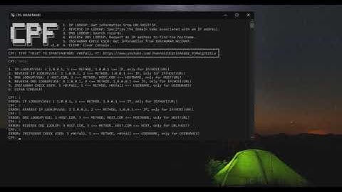 CPF 1.0/PYTHON: IP LOOKUP, REVERSE IP LOOKUP, DNS LOOKUP AND MORE!