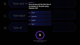 How can you set the font size of an element to 18 pixels using Tailwind CSS #tailwindcss #tailwind