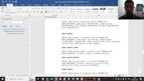 Tugas 2 Basis Data Membuat SQL Database dengan MySQL dan MariaDB rumahsakit