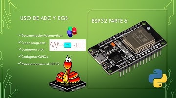 ✅Curso ESP32 parte 6 : ADC y RGB  (MicroPython)